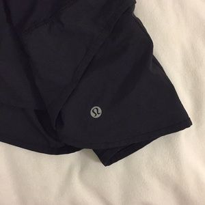 Black Lululemon Athletic Shorts